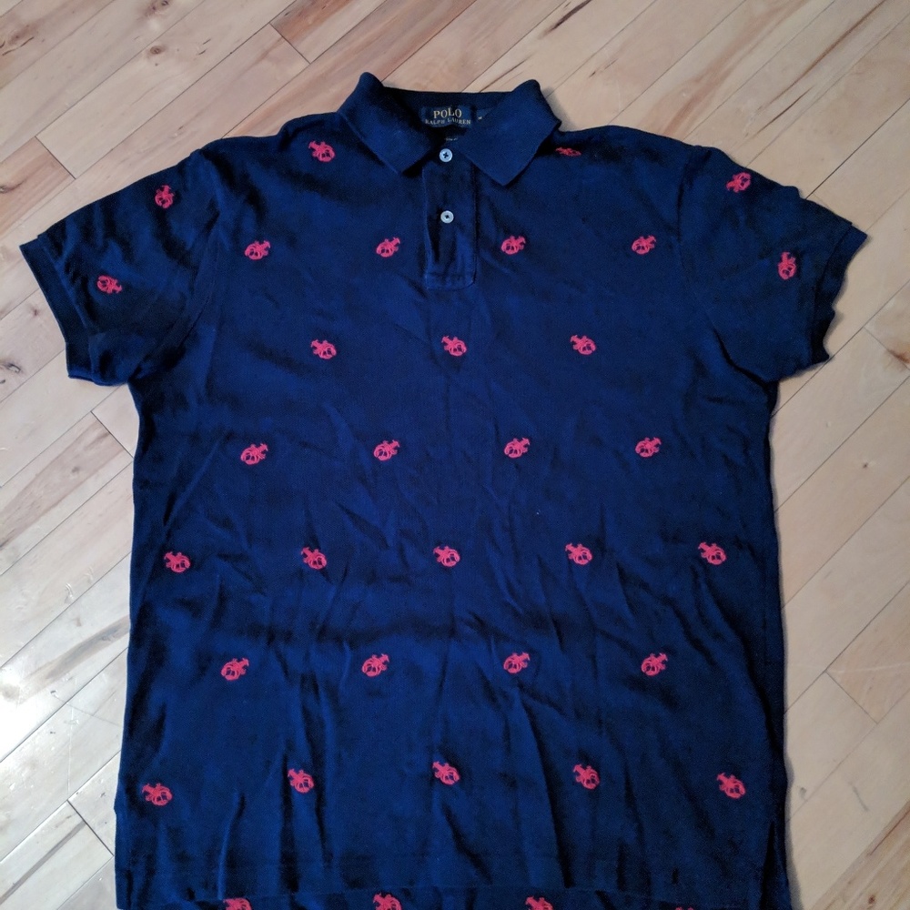 Polo‎ Ralph Lauren Lobster pattern polo